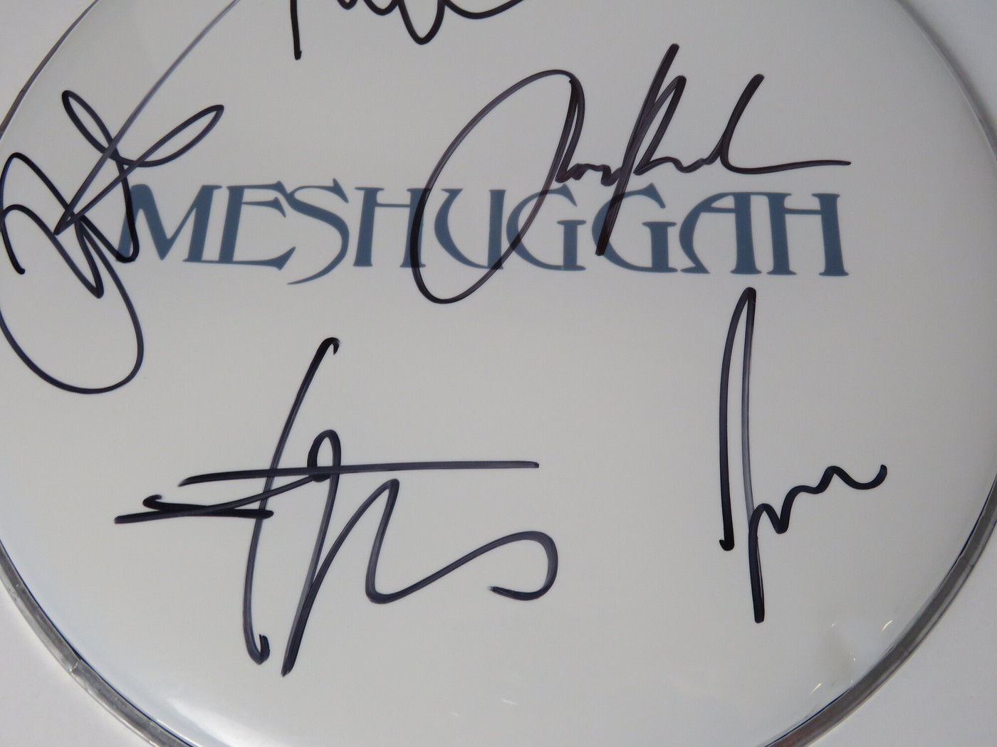 Meshuggah Signed Drumhead LH-FF51860