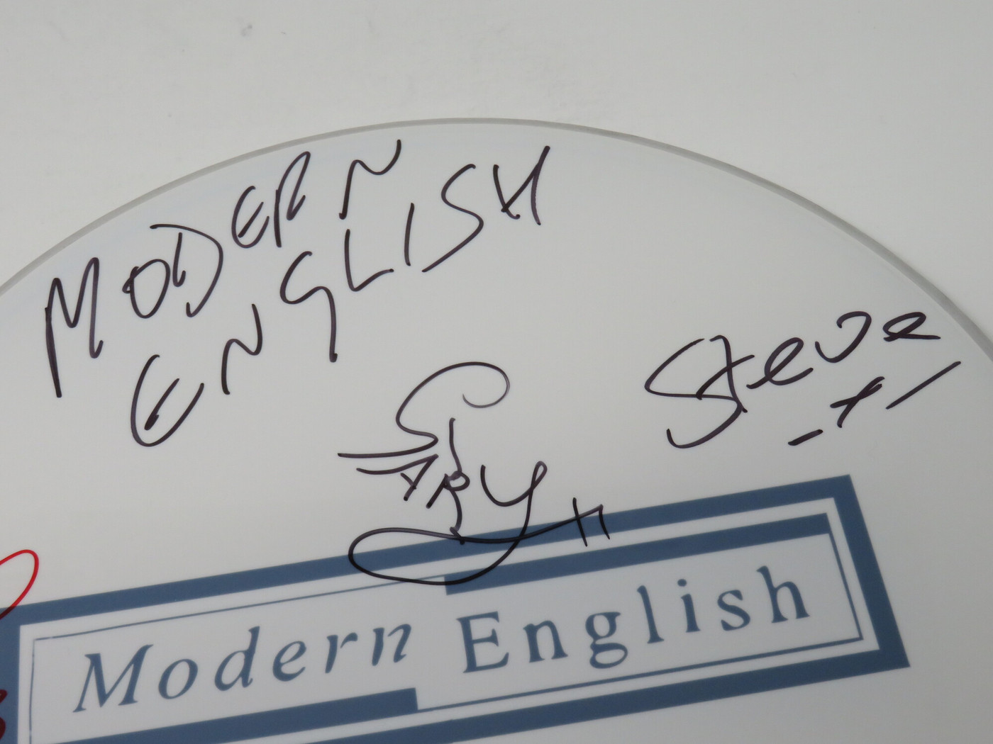 Modern English Signed Drumhead RR59348