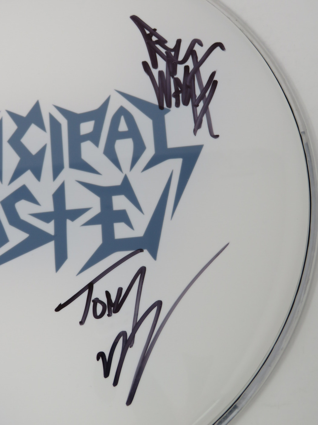 Municipal Waste Signed Drumhead