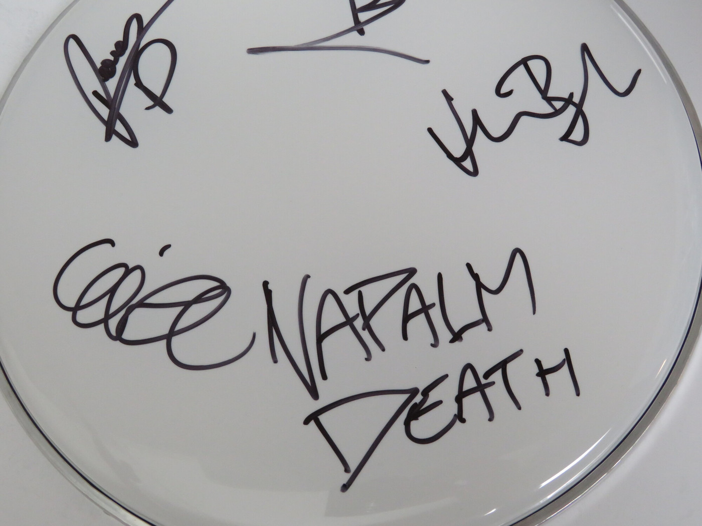 Napalm Death Signed Drumhead LH-RR59439