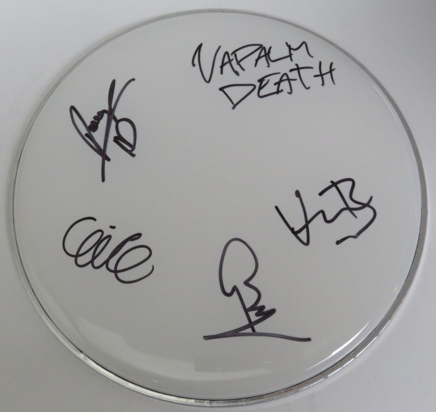 Napalm Death Signed Drumhead LH-RR59440