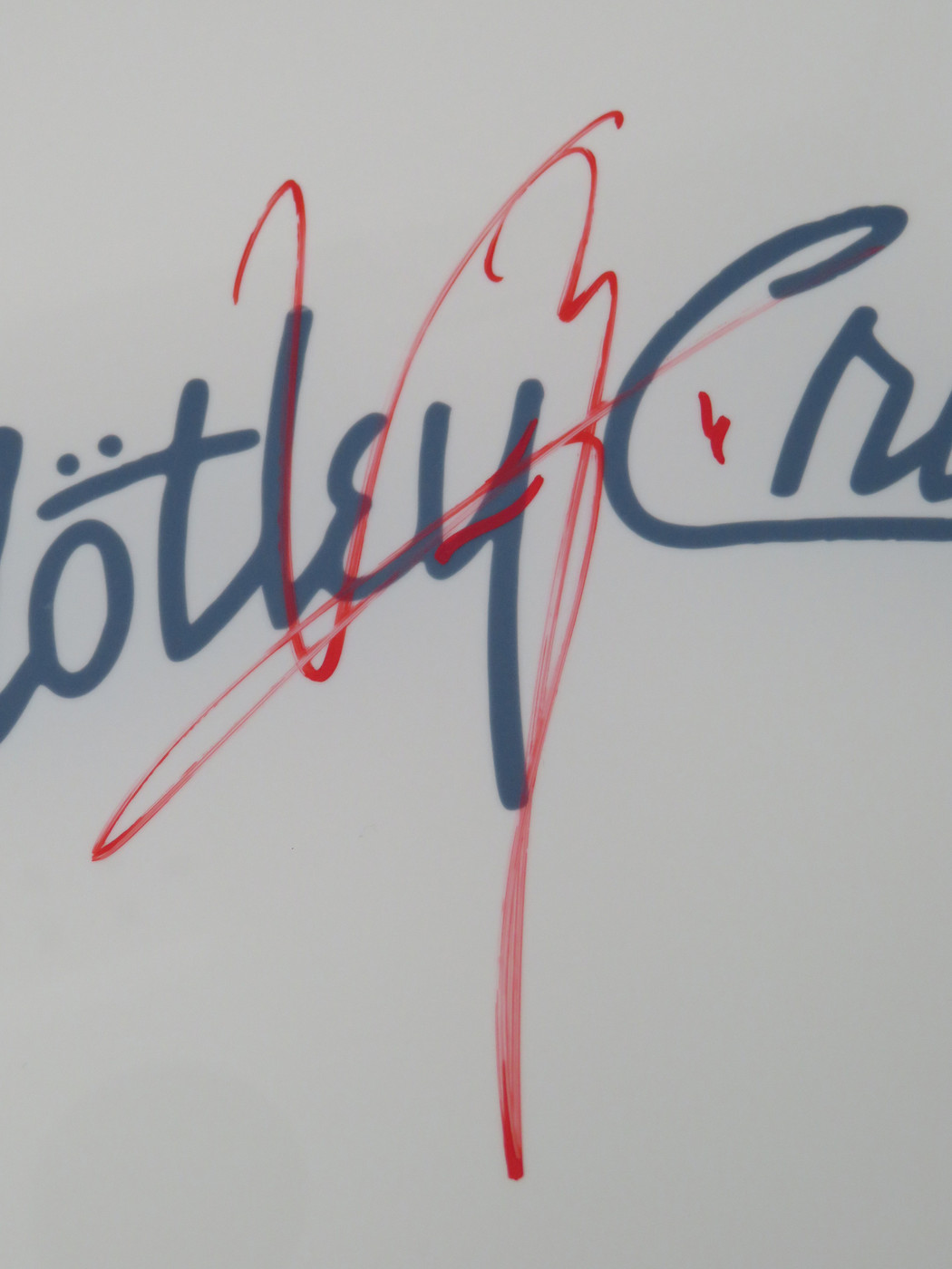 Motley Crue Signed Drumhead WIT698550