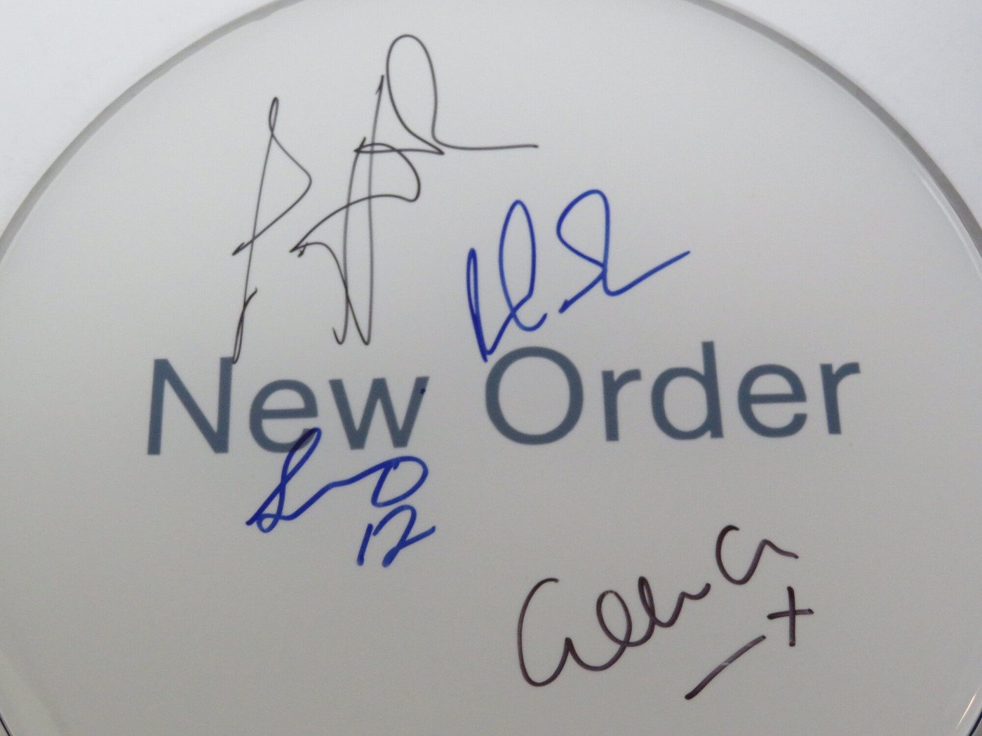 New Order Signed Drumhead LH-FF67709