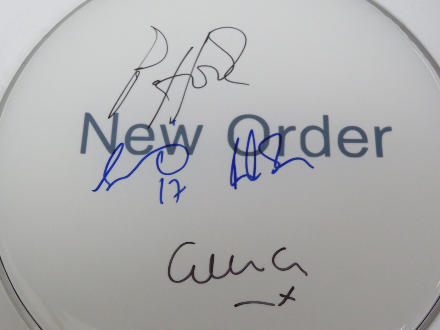 New Order Signed Drumhead LH-FF67705