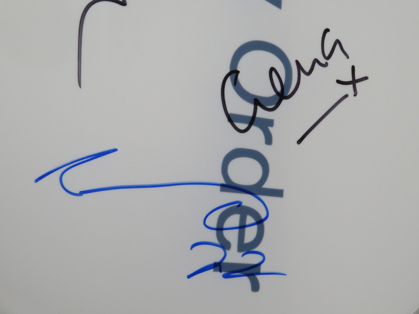 New Order Signed Drumhead