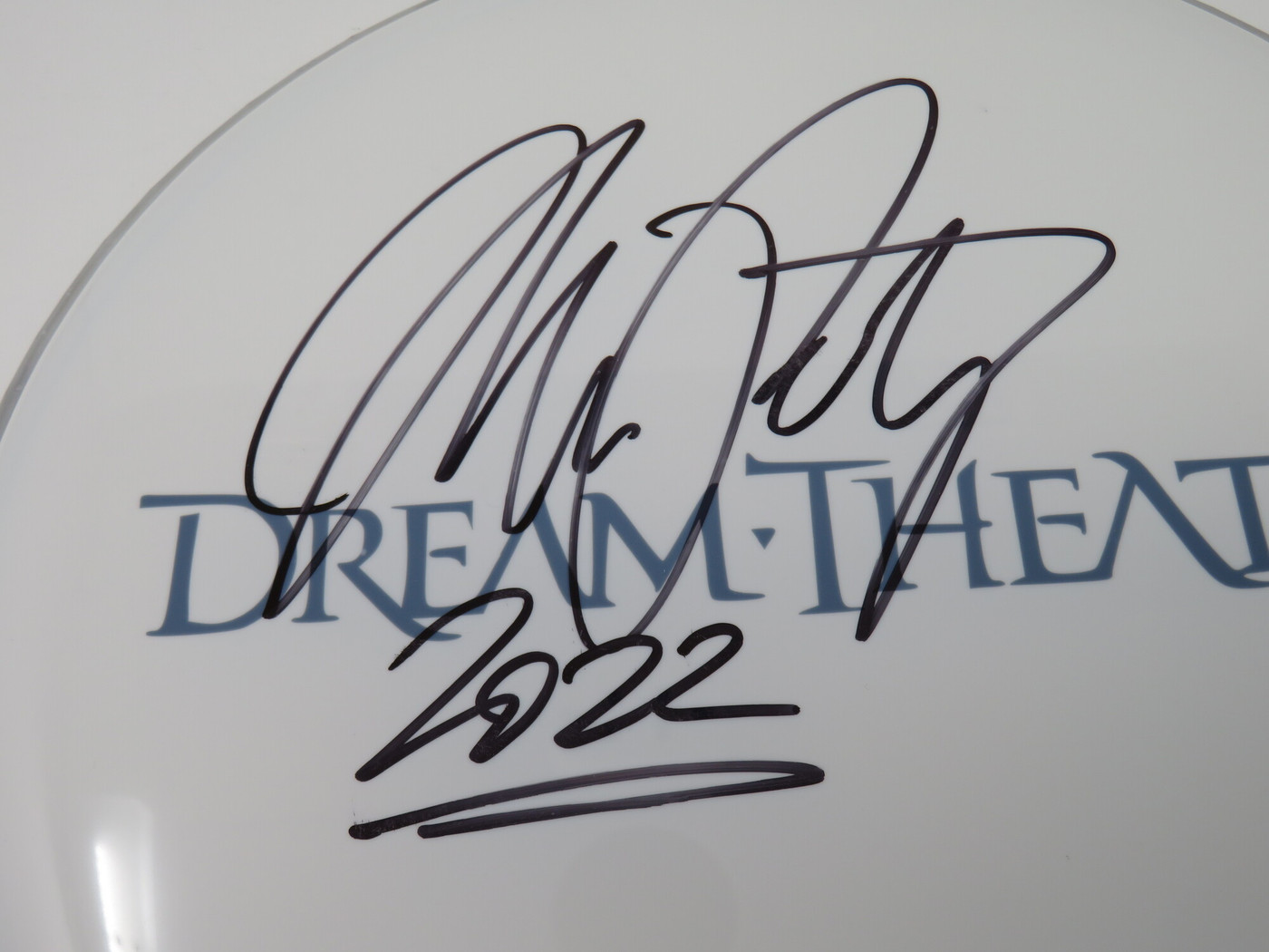 Dream Theater Signed Drumhead AF37494