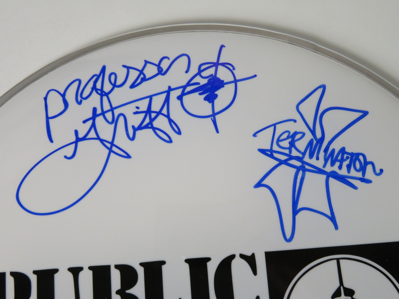 Public Enemy Signed Drumhead LH-WA924038