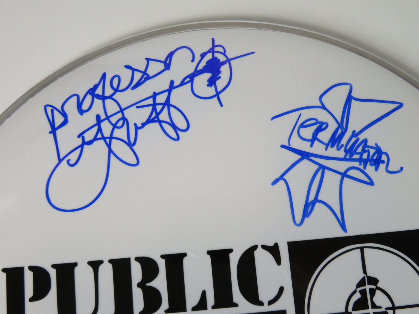 Public Enemy Signed Drumhead