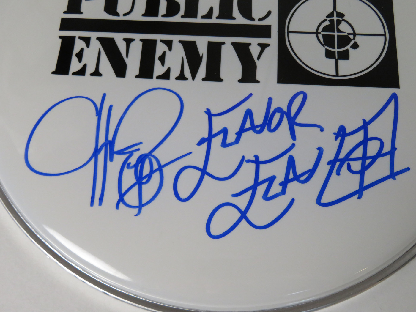 Public Enemy Signed Drumhead LH-WA924040
