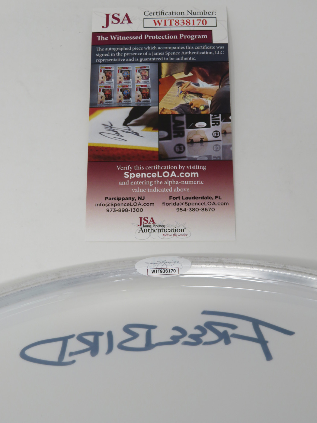 Lynyrd Skynyrd Signed Drumhead LH-WIT838170