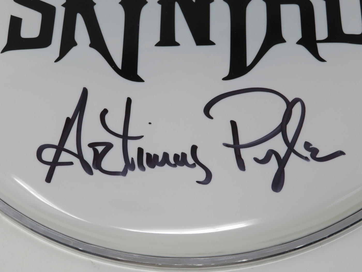 Lynyrd Skynyrd Signed Drumhead LH-WIT838181