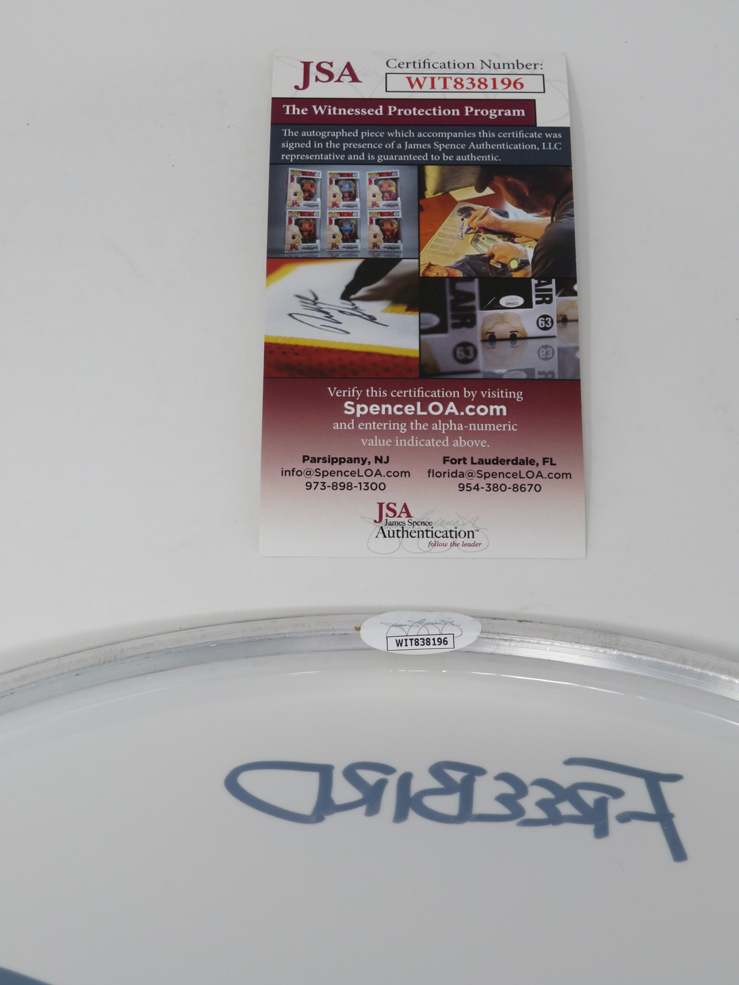 Lynyrd Skynyrd Signed Drumhead LH-WIT838196