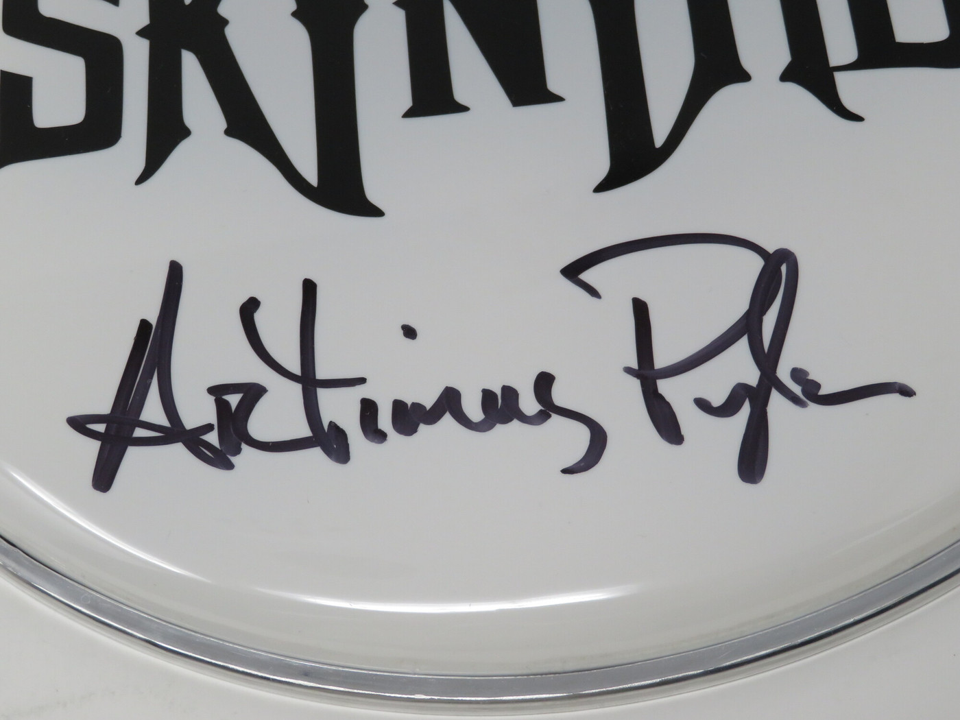 Lynyrd Skynyrd Signed Drumhead LH-WIT838185