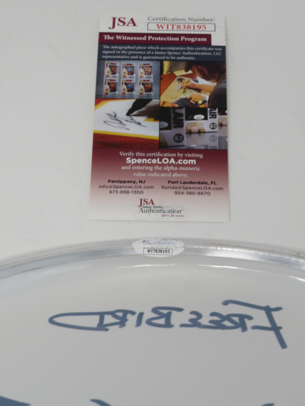 Lynyrd Skynyrd Signed Drumhead LH-WIT838195