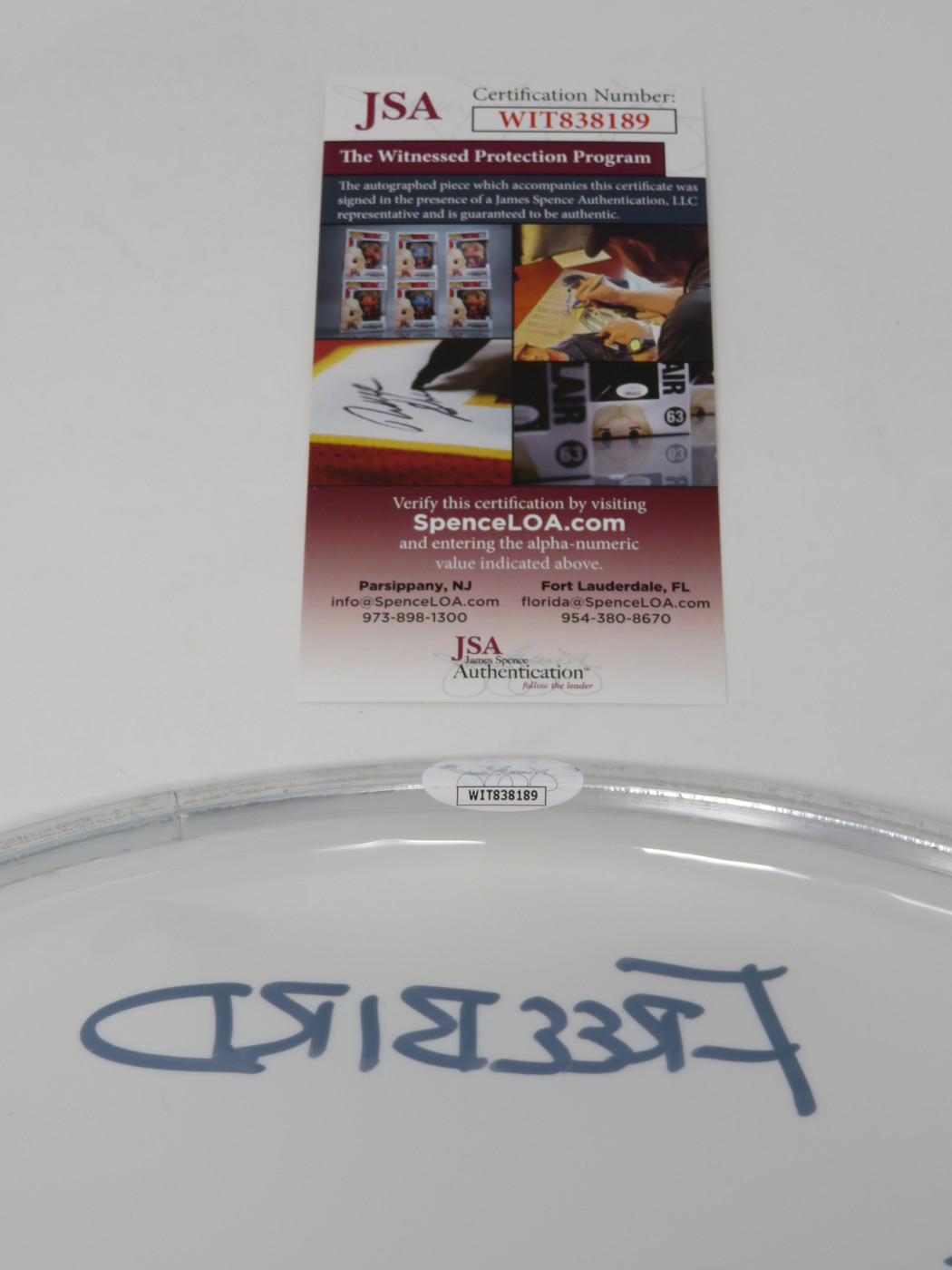 Lynyrd Skynyrd Signed Drumhead LH-WIT838189