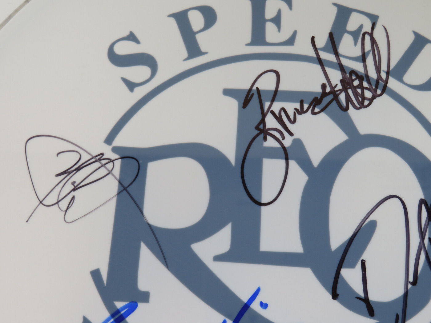 REO Speedwagon Signed Drumhead RR58825