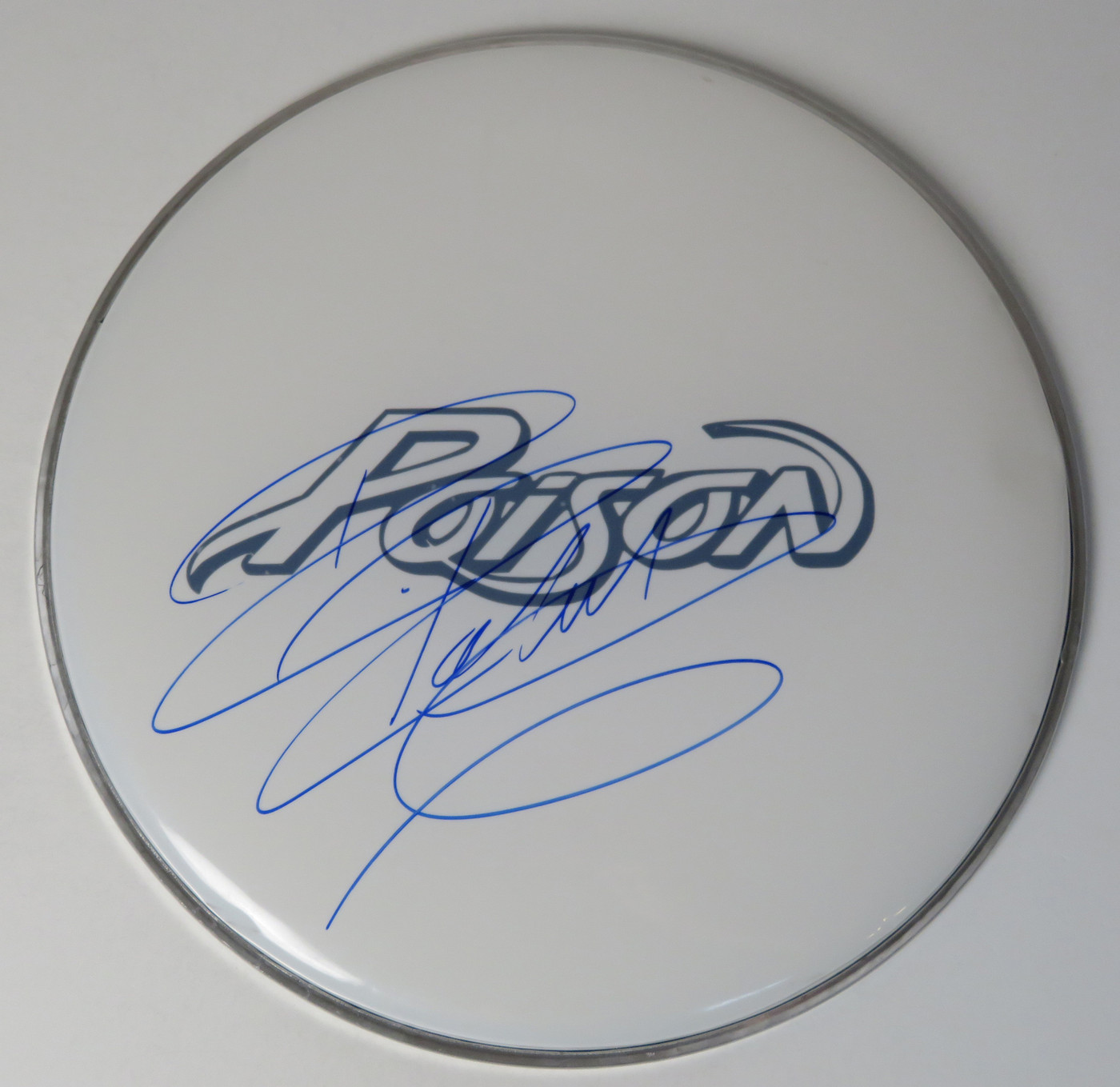 Poison Signed Drumhead FF51786
