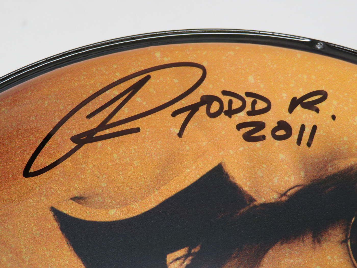 Todd Rundgren Signed Drumhead RR58632