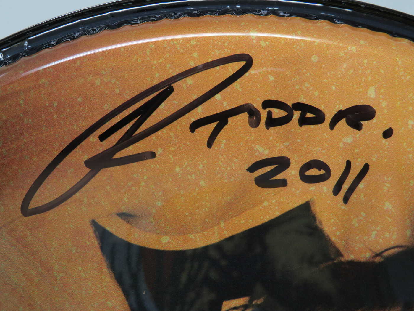 Todd Rundgren Signed Drumhead RR58600