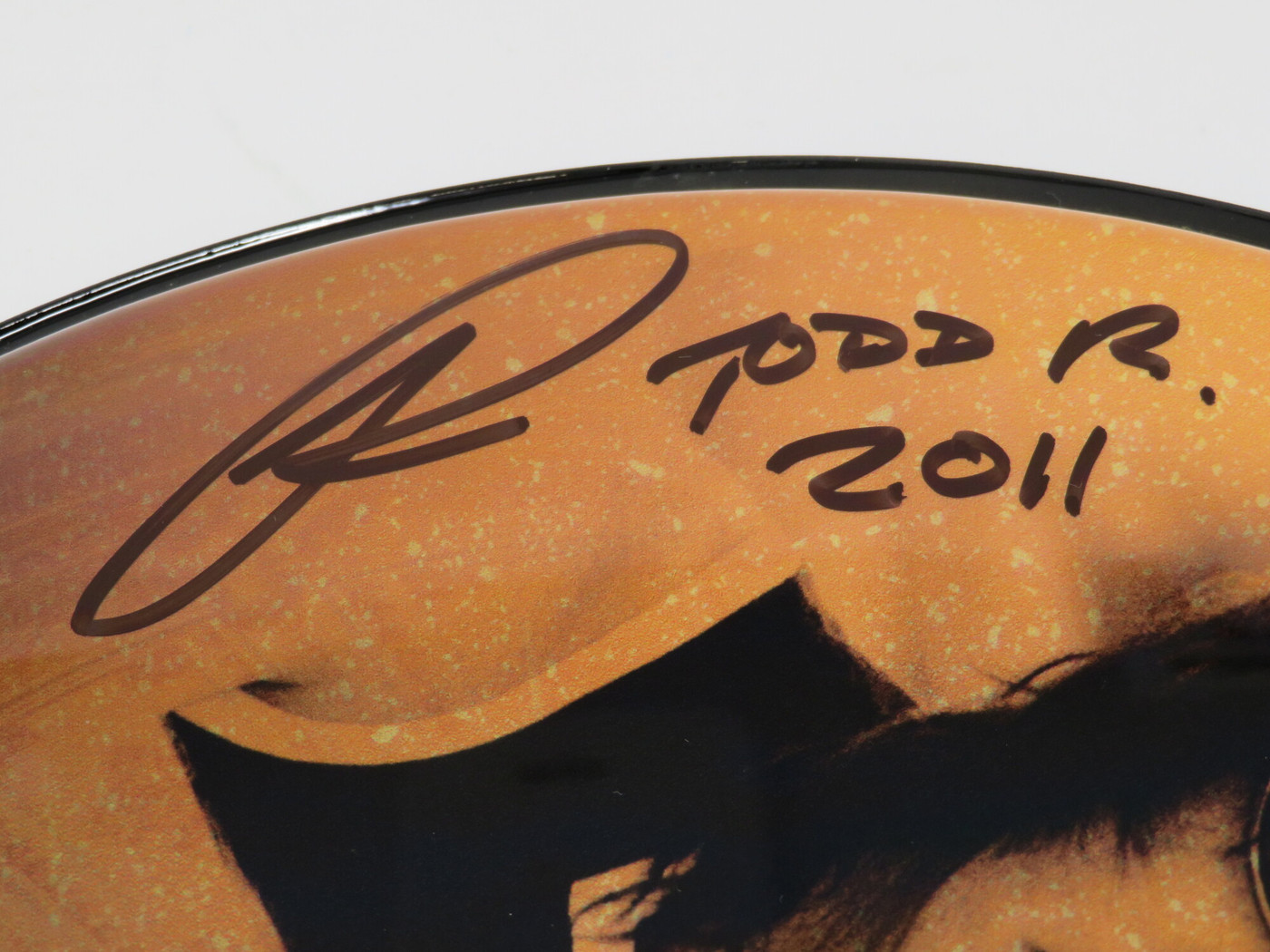 Todd Rundgren Signed Drumhead RR58610