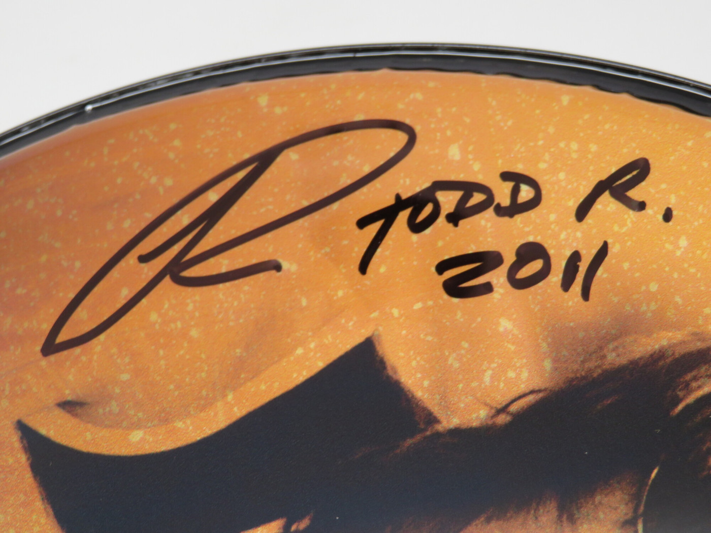 Todd Rundgren Signed Drumhead RR58614