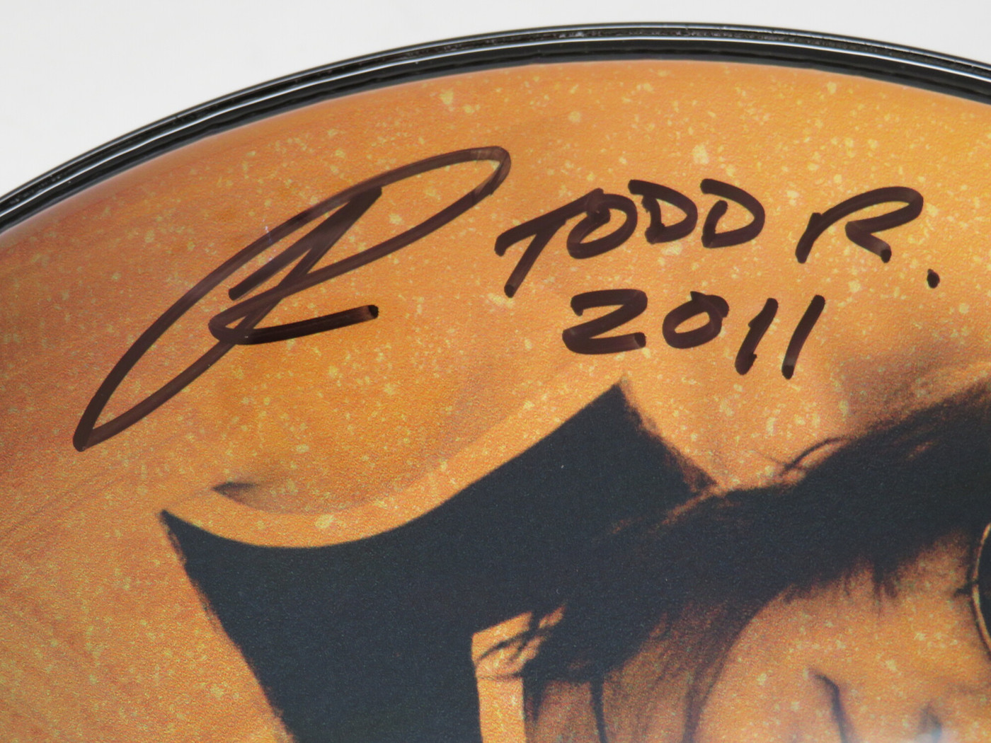 Todd Rundgren Signed Drumhead RR58618
