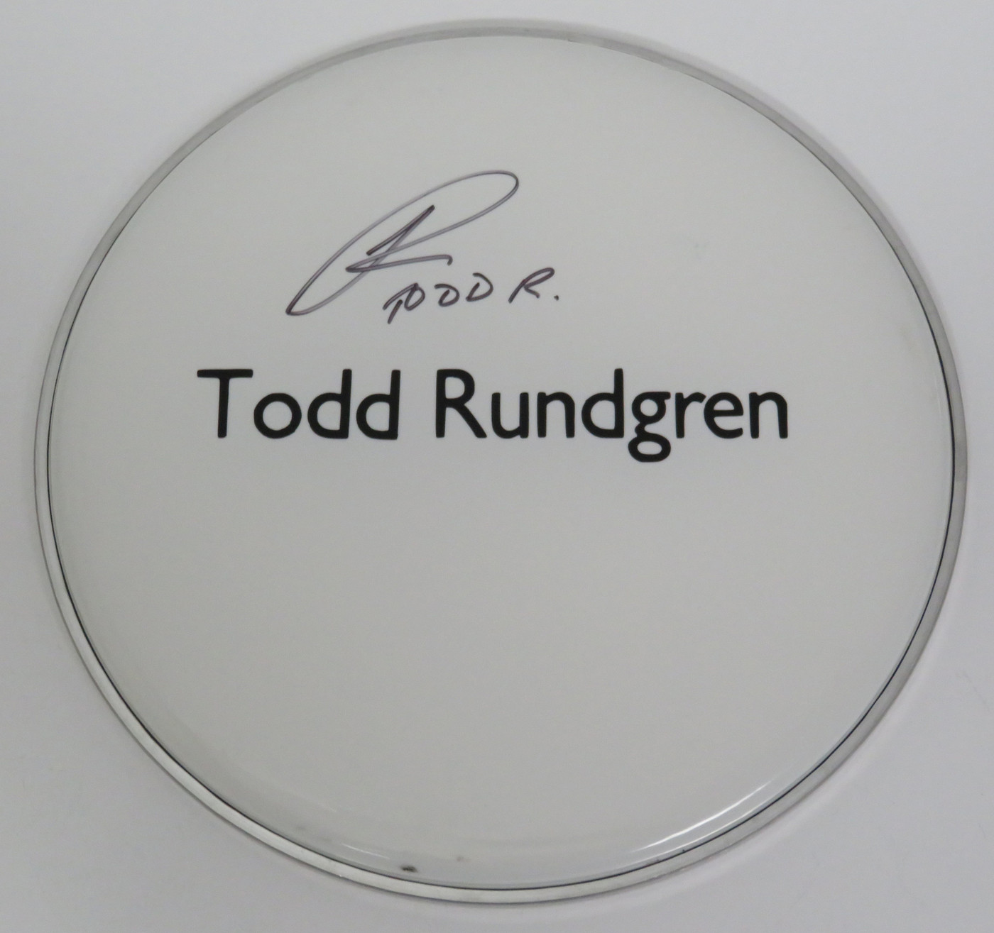 Todd Rundgren Signed Drumhead RR58915