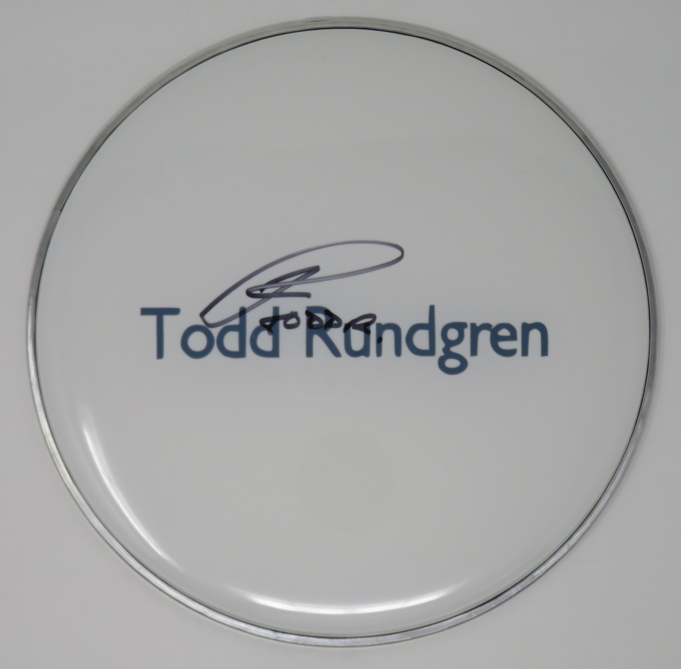 Todd Rundgren Signed Drumhead RR58654