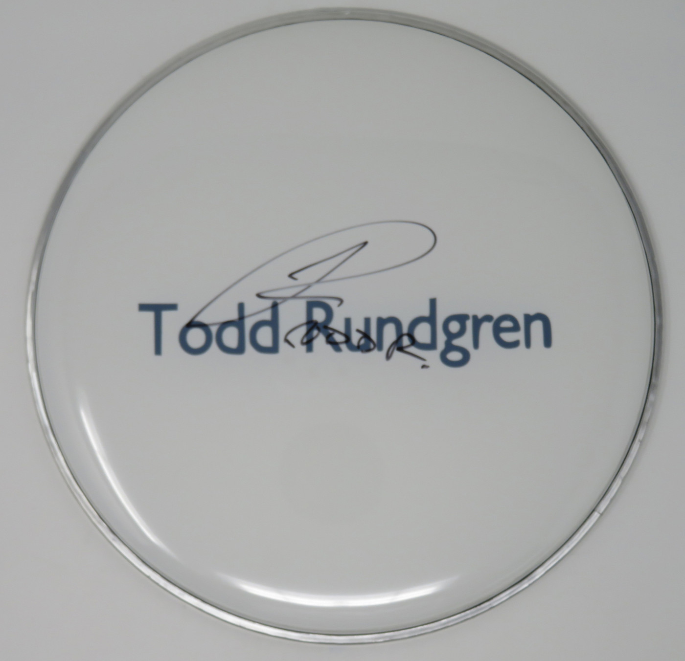 Todd Rundgren Signed Drumhead RR58657
