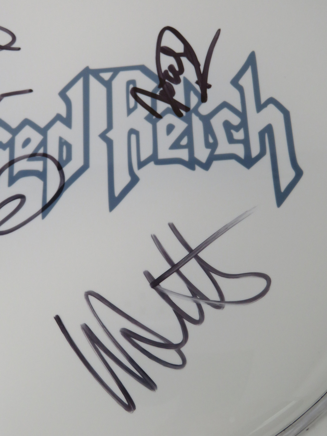 Sacred Reich Signed Drumhead RR59493