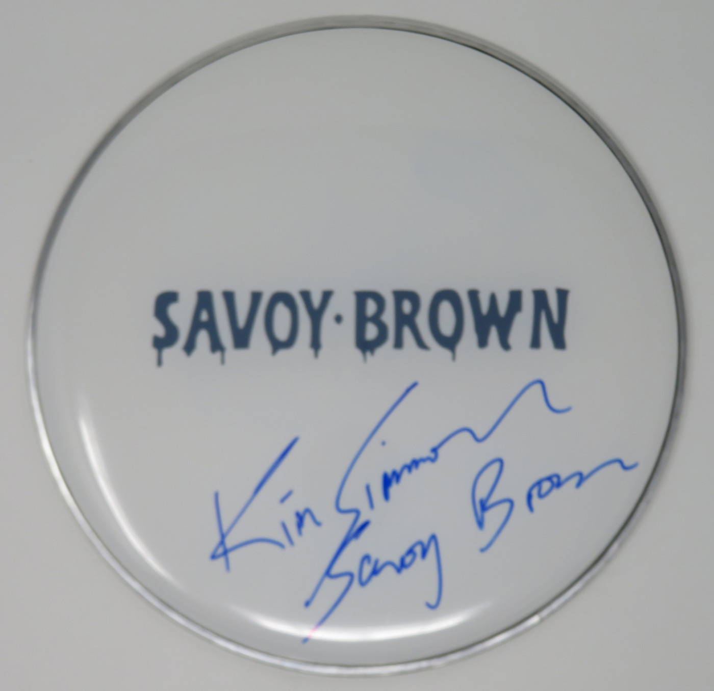 Savoy Brown Signed Drumhead RR59217