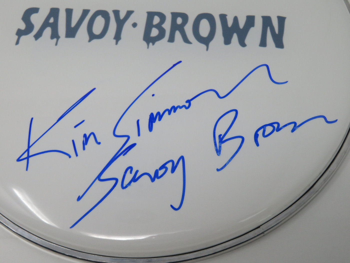 Savoy Brown Signed Drumhead RR59217