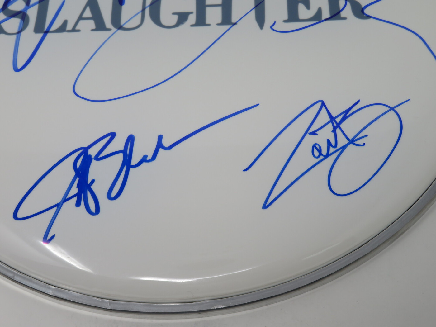 Slaughter Signed Drumhead RR59401