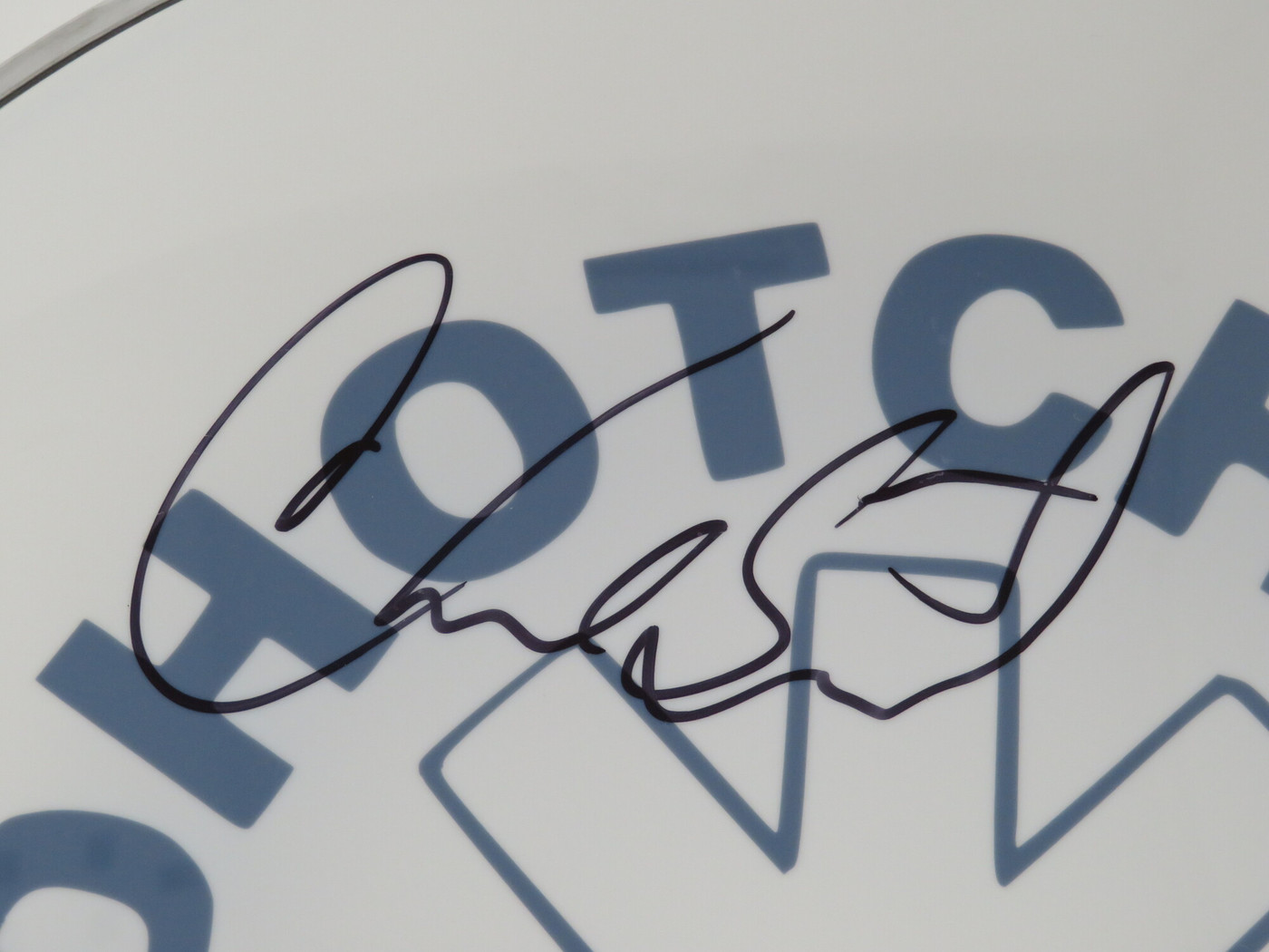 Red Hot Chili Peppers Signed Drumhead AS68906
