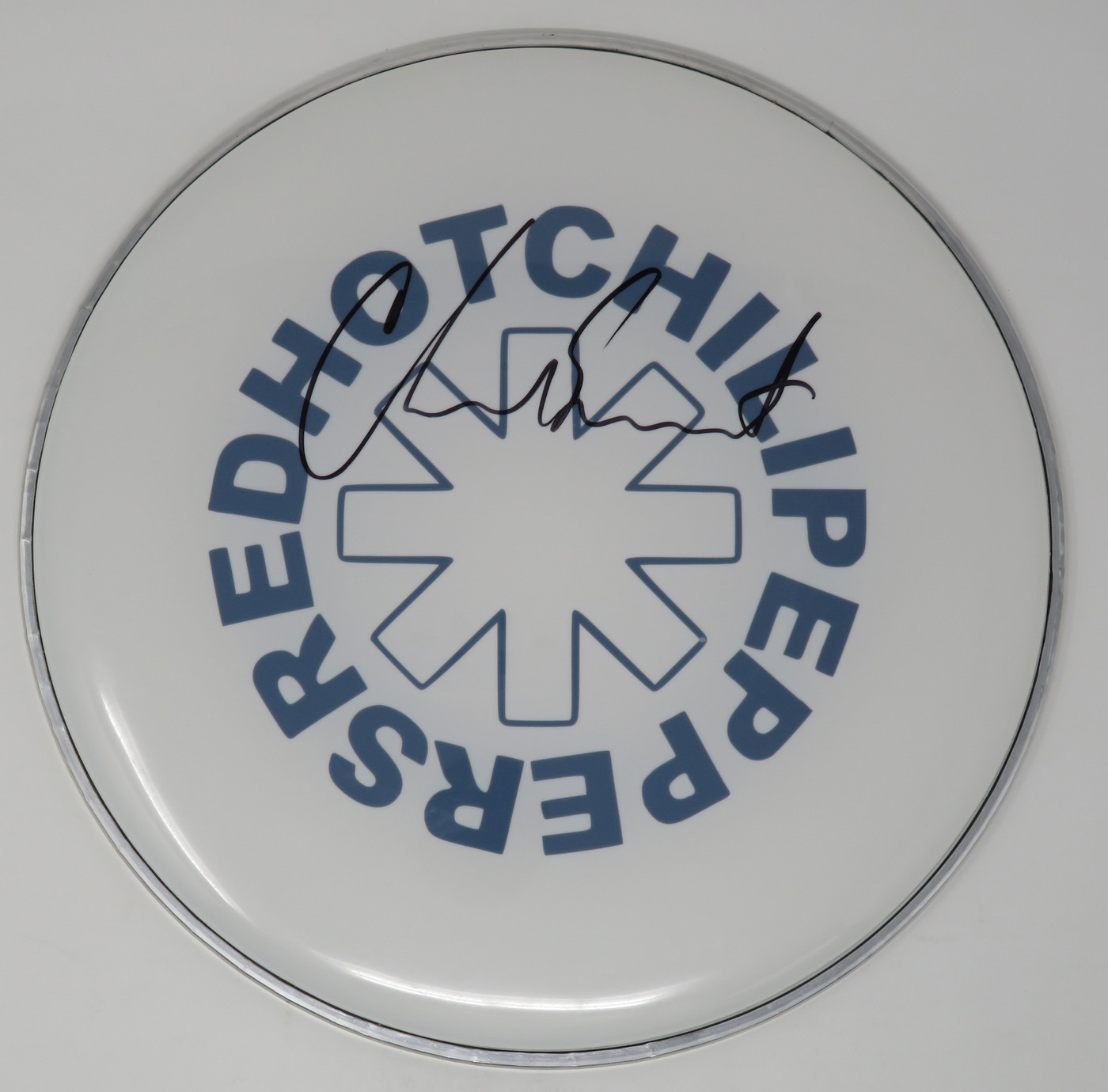 Red Hot Chili Peppers Signed Drumhead AS68901