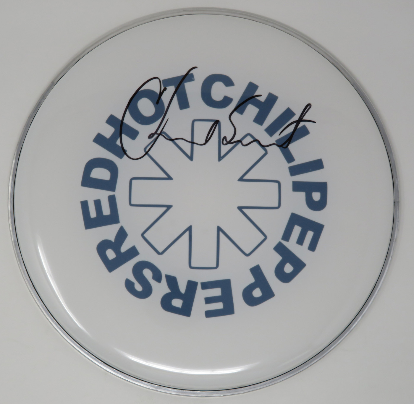 Red Hot Chili Peppers Signed Drumhead AS68903