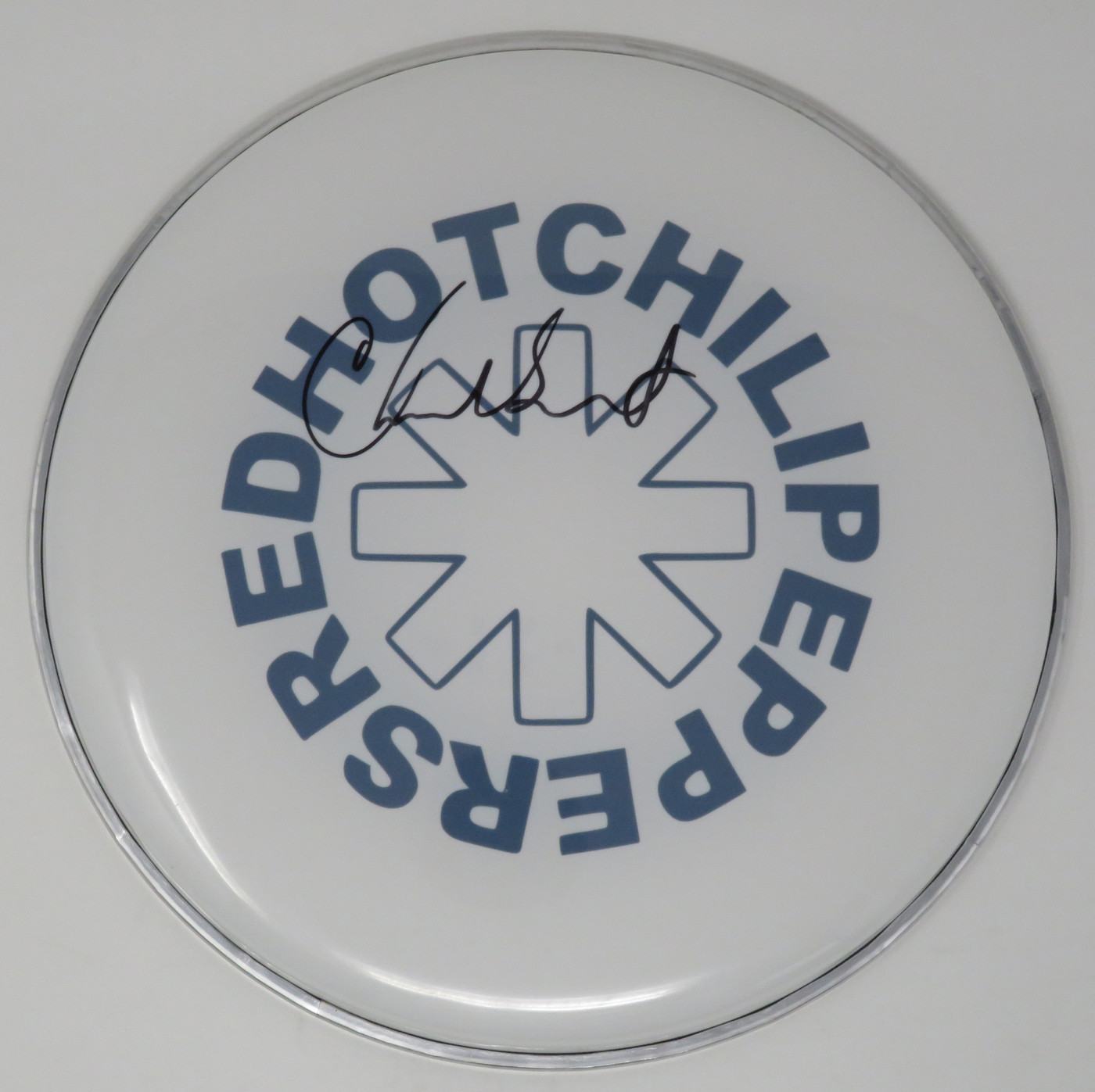 Red Hot Chili Peppers Signed Drumhead AS68898
