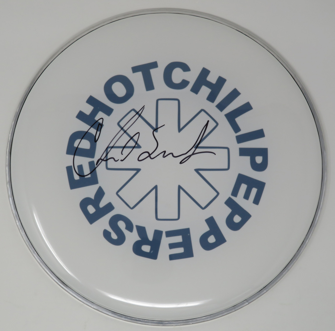 Red Hot Chili Peppers Signed Drumhead AS68900