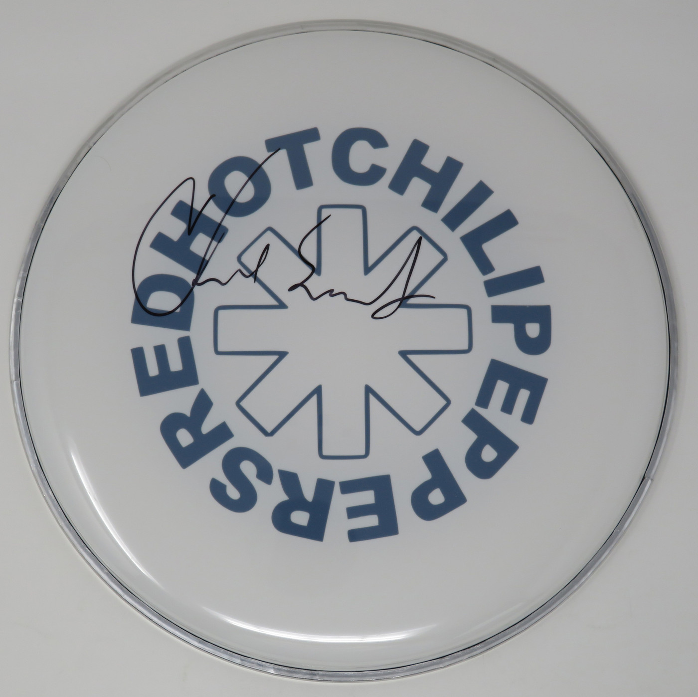 Red Hot Chili Peppers Signed Drumhead AS68899