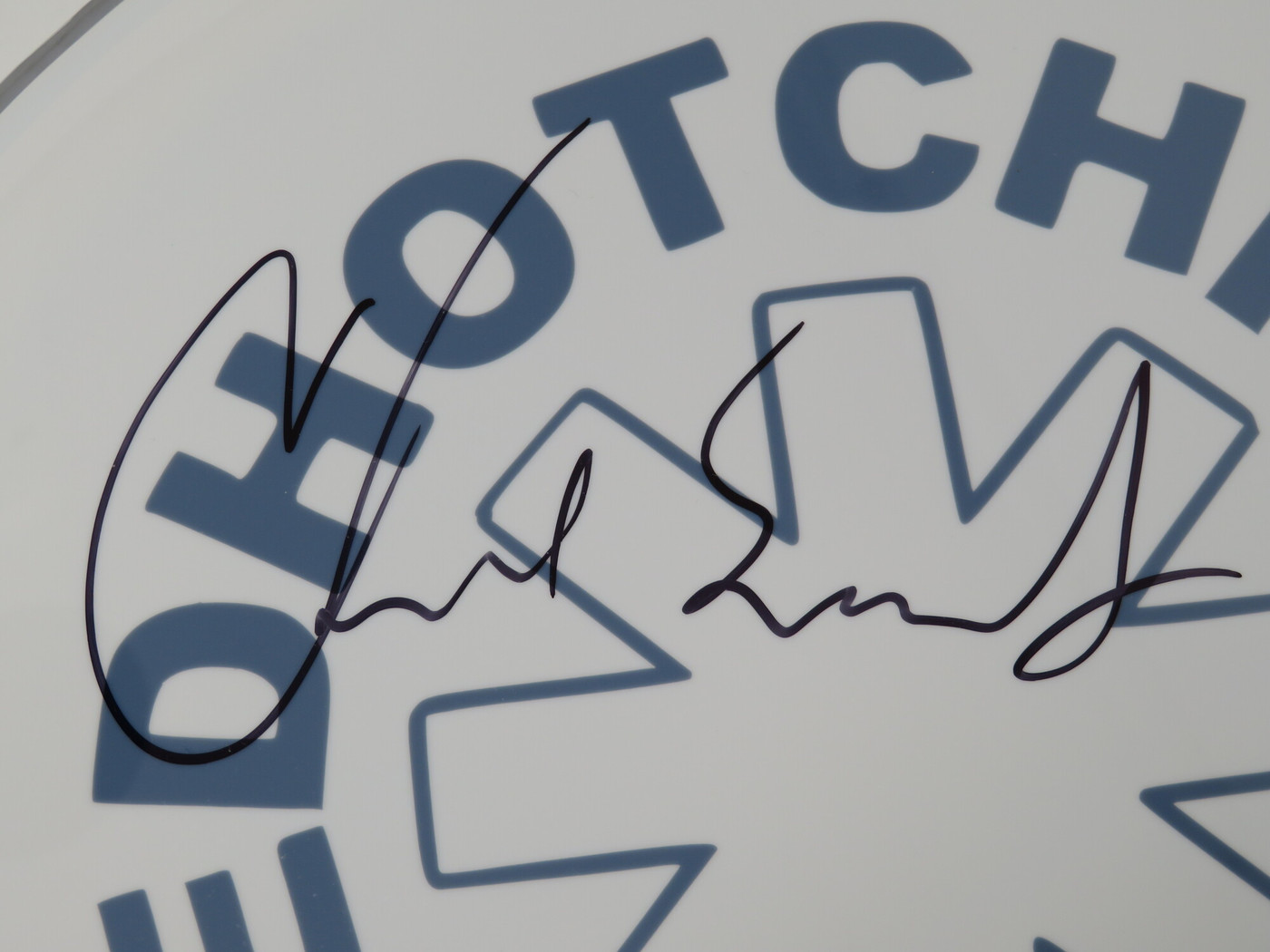 Red Hot Chili Peppers Signed Drumhead AS68899