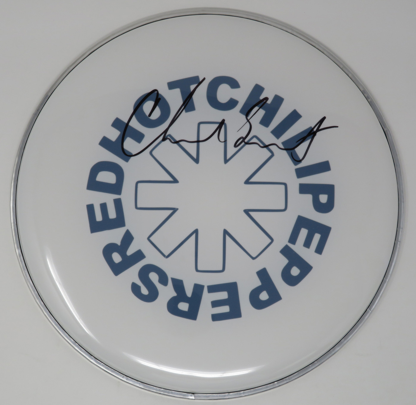 Red Hot Chili Peppers Signed Drumhead AS68902