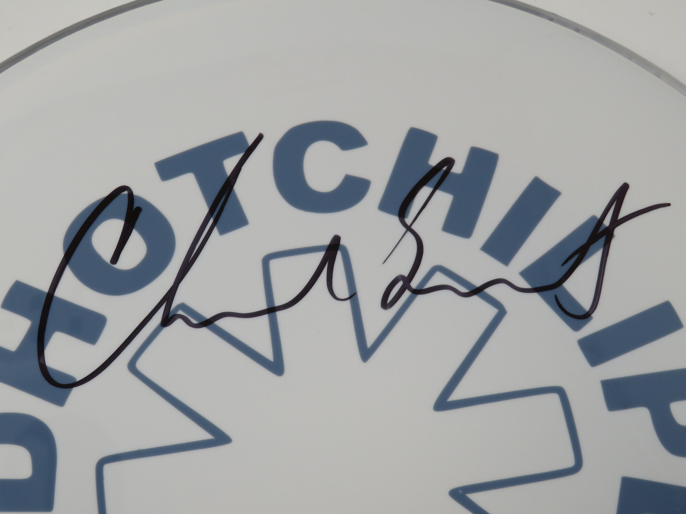 Red Hot Chili Peppers Signed Drumhead AS68902