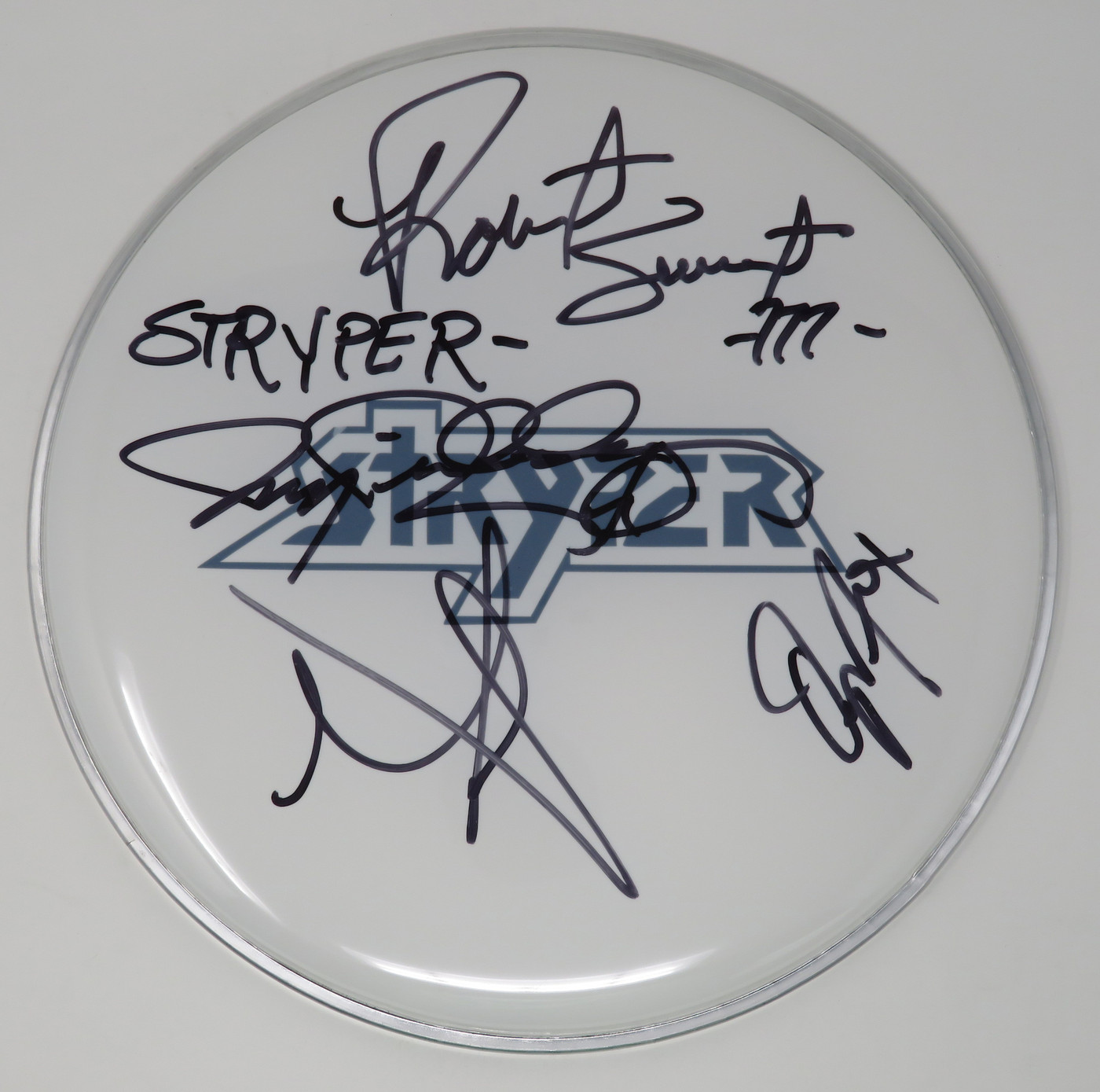 Stryper Signed Drumhead LH-AS68418