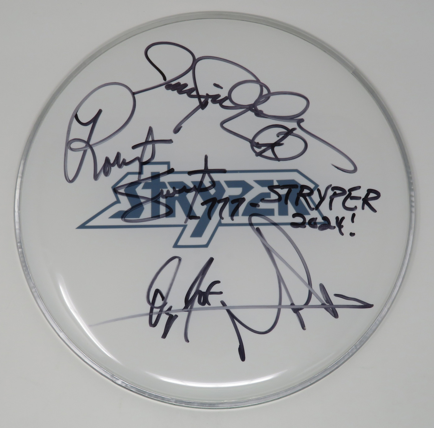 Stryper Signed Drumhead