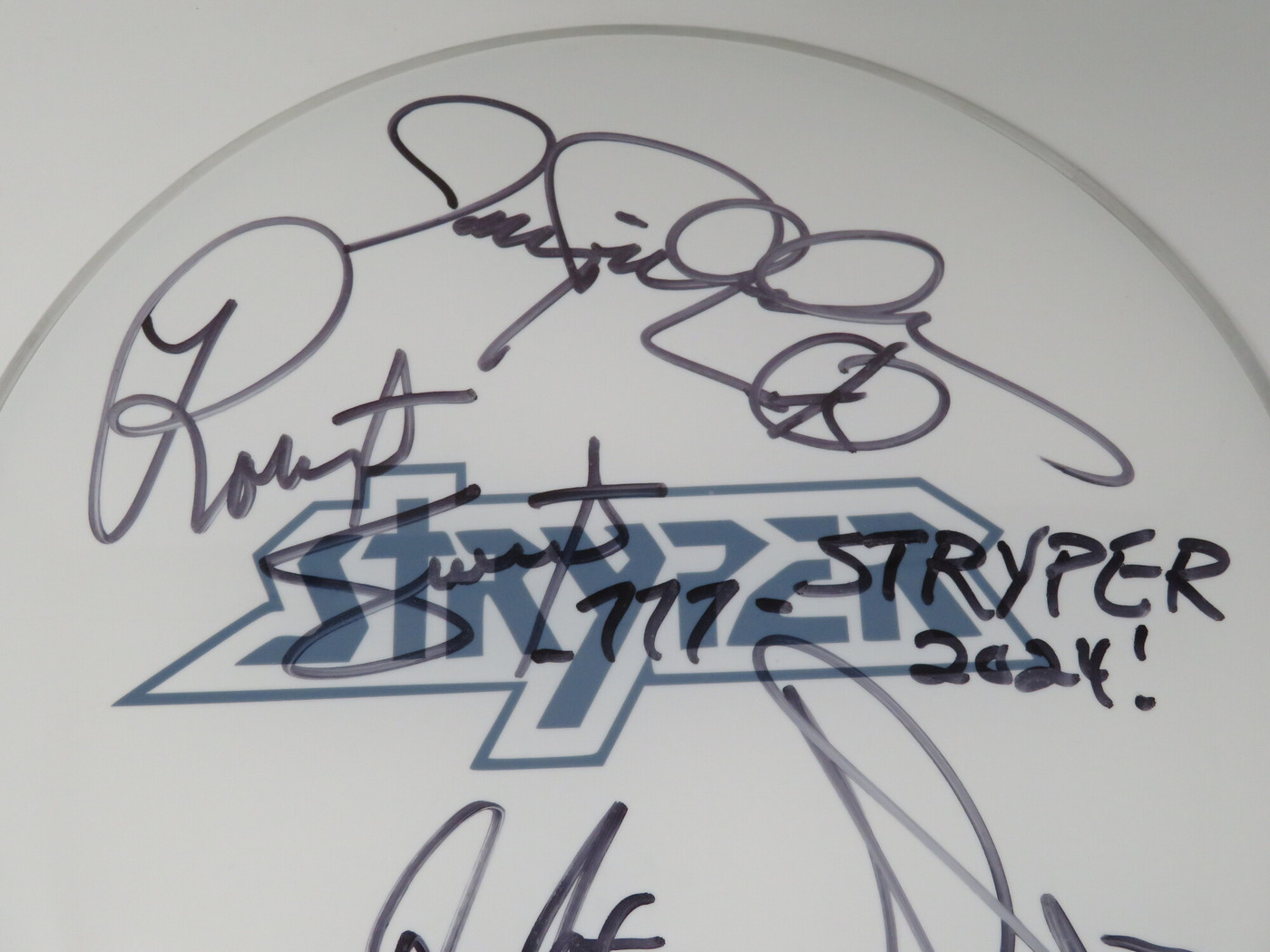 Stryper Signed Drumhead