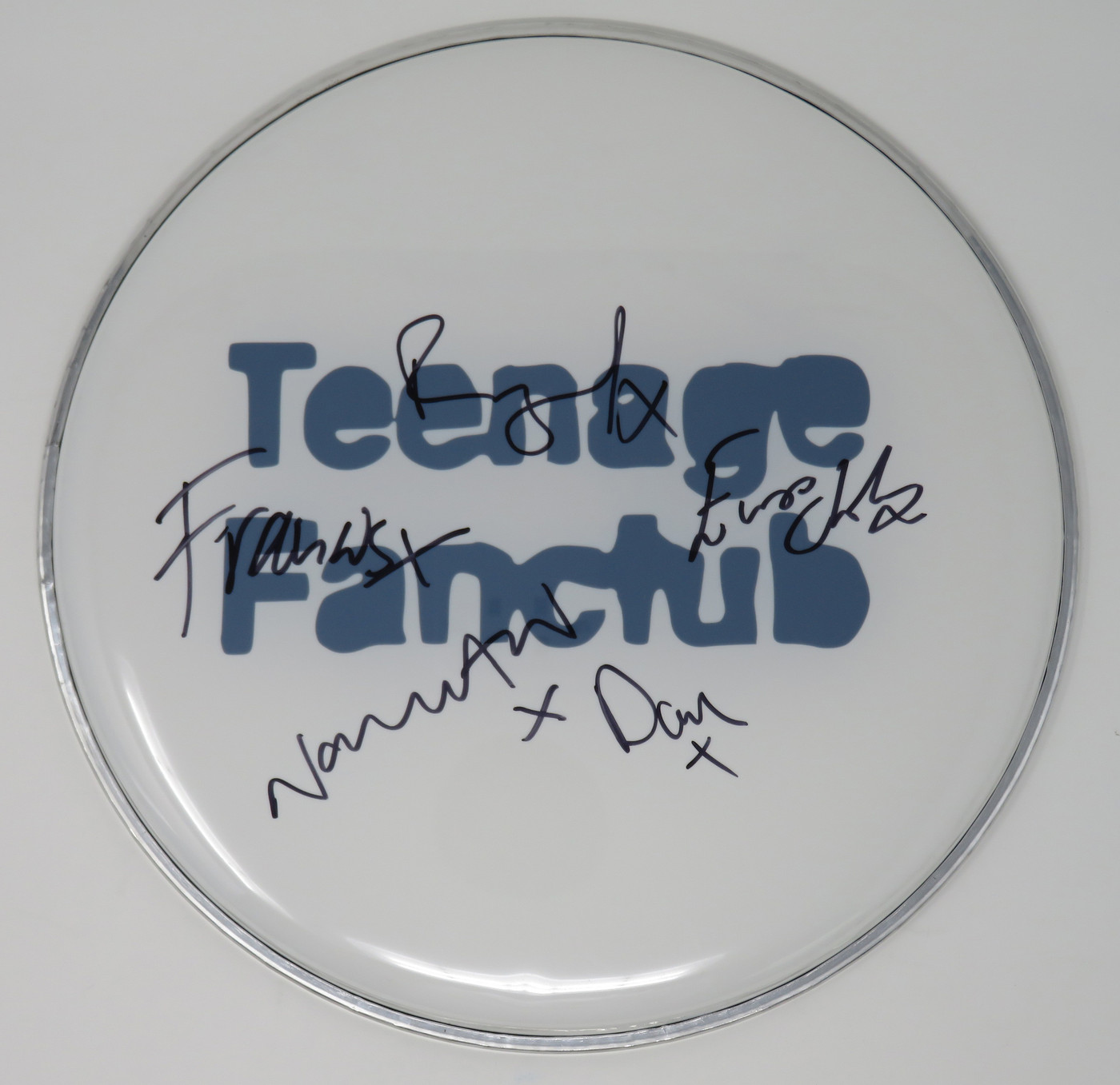 Teenage Fanclub Signed Drumhead FF67791
