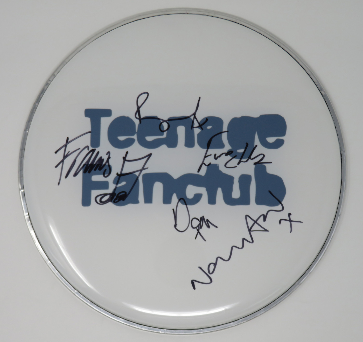 Teenage Fanclub Signed Drumhead FF67792