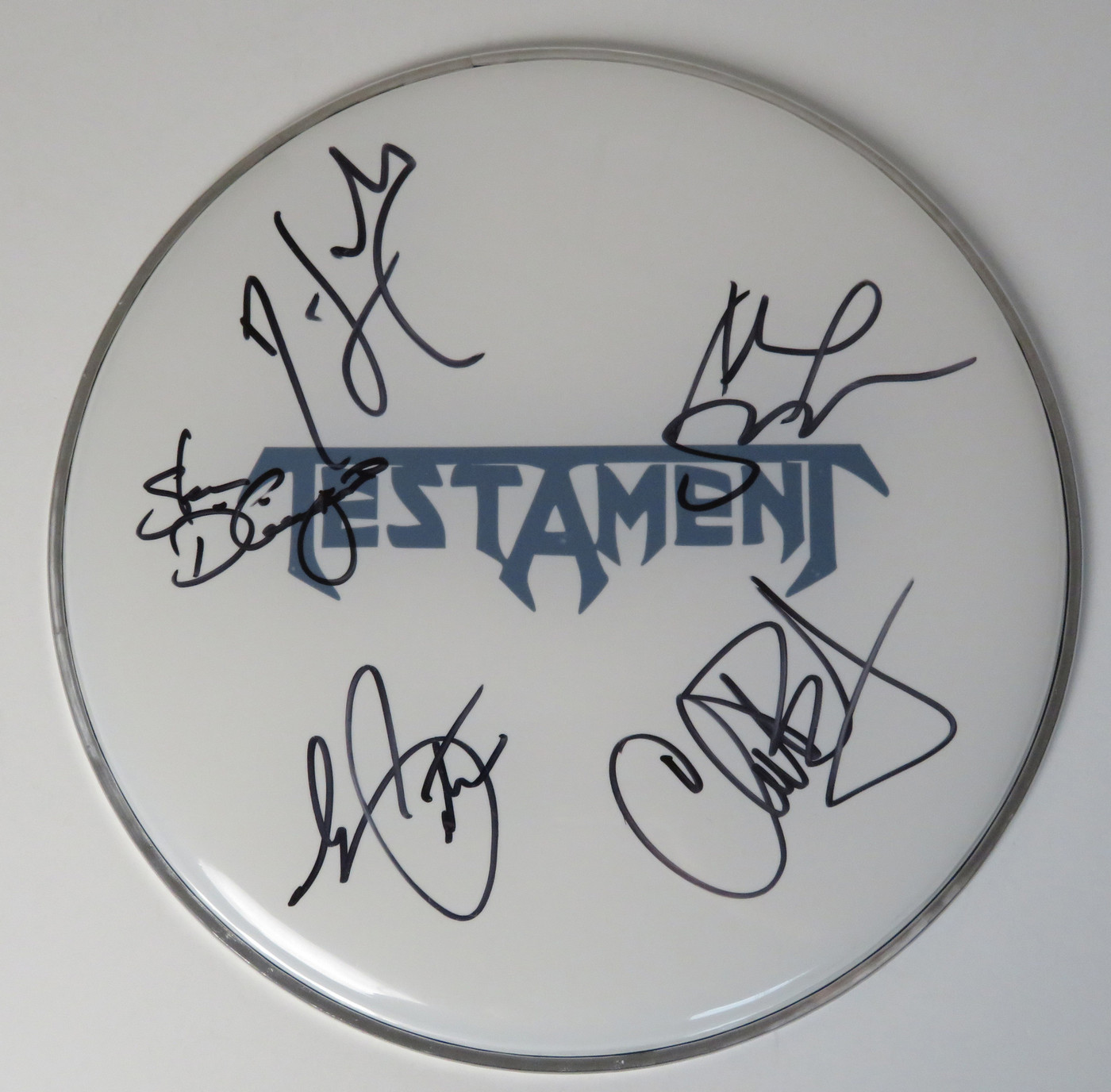 Testament Signed Drumhead LH-FF51864