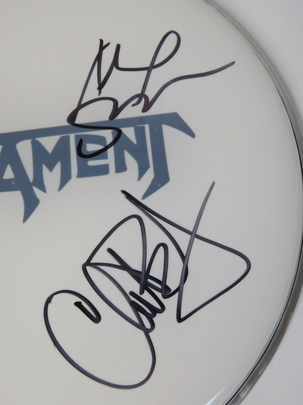 Testament Signed Drumhead LH-FF51864