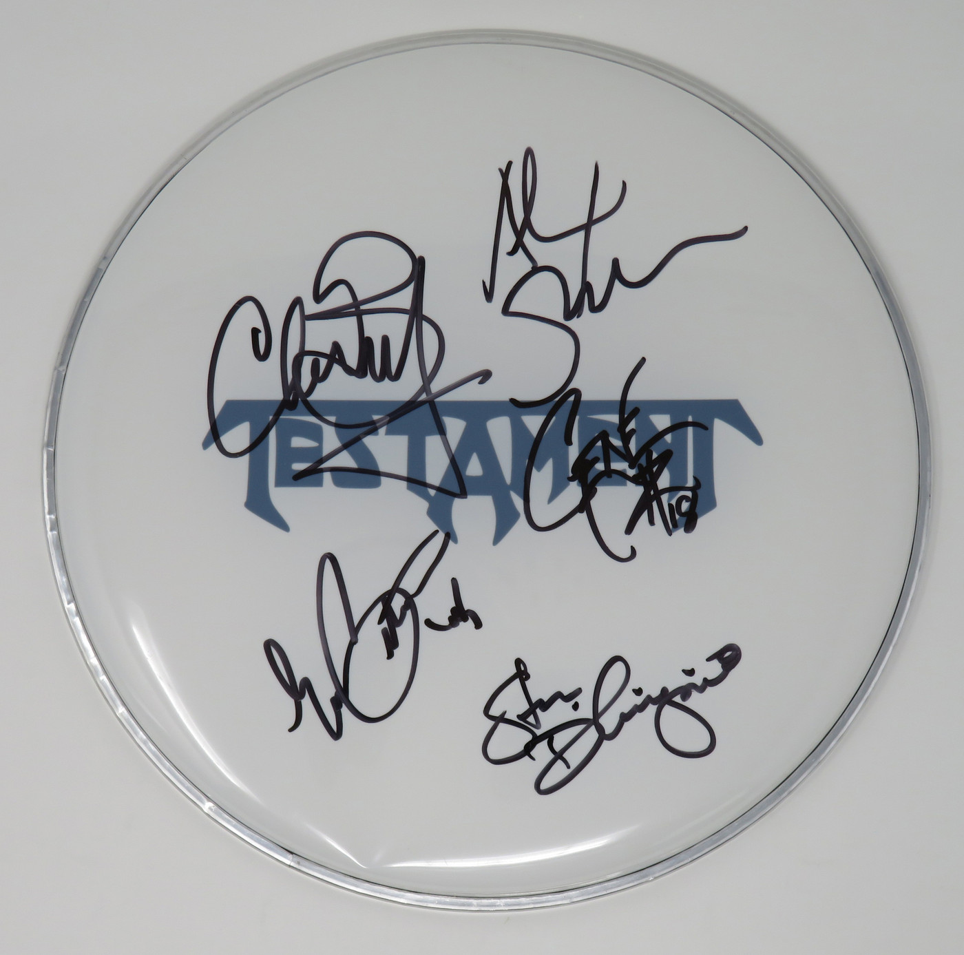 Testament Signed Drumhead RR59461